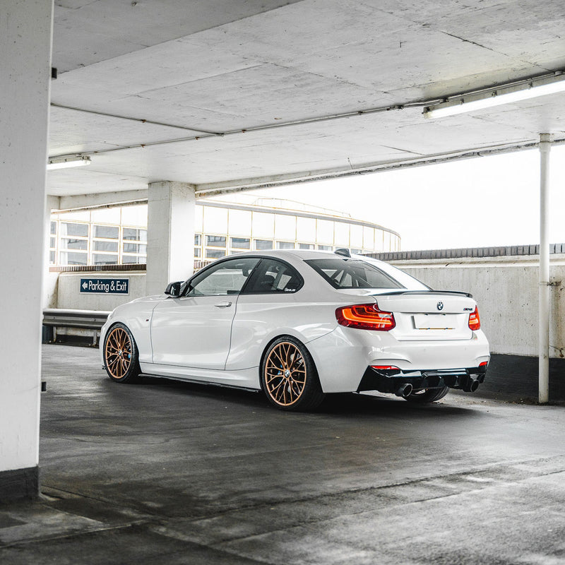 ZAERO Design BMW F22 M235i M240i Gloss Black Rear Diffuser