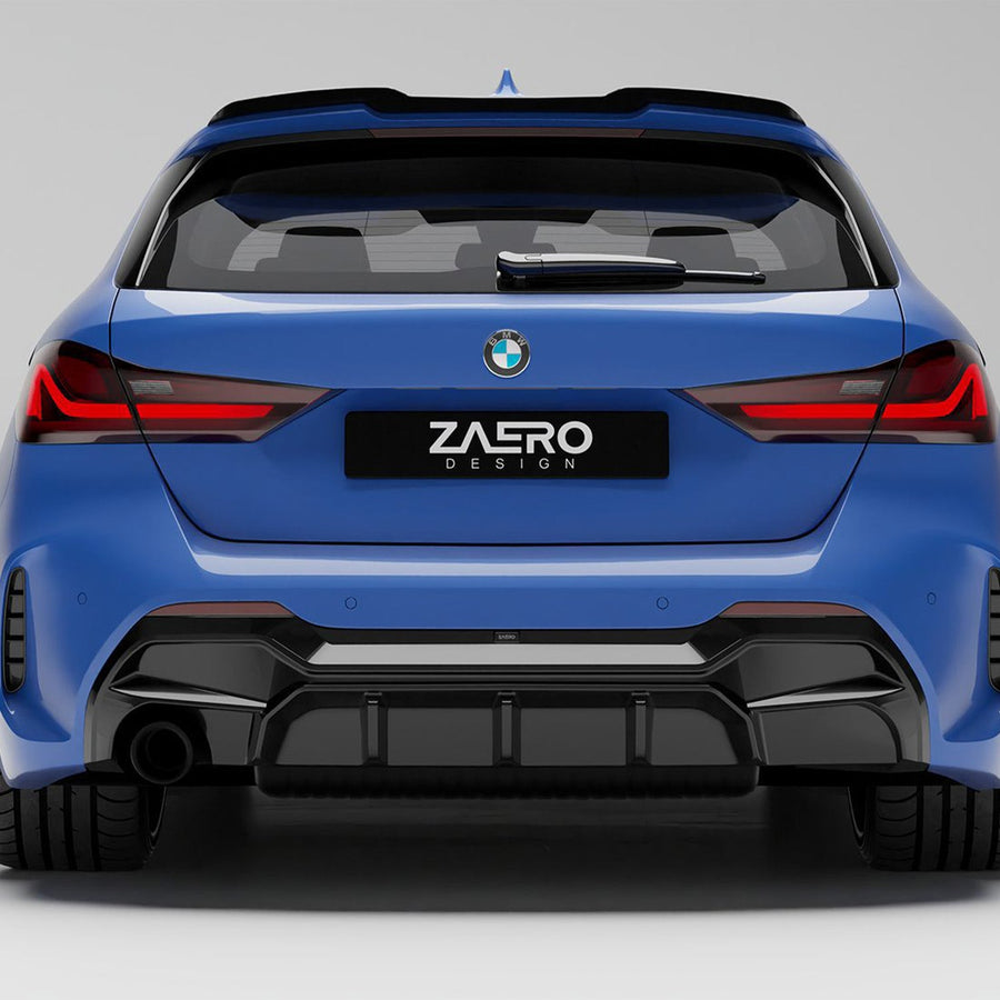 ZAERO Design BMW F40 1 Series Gloss Black Rear Diffuser