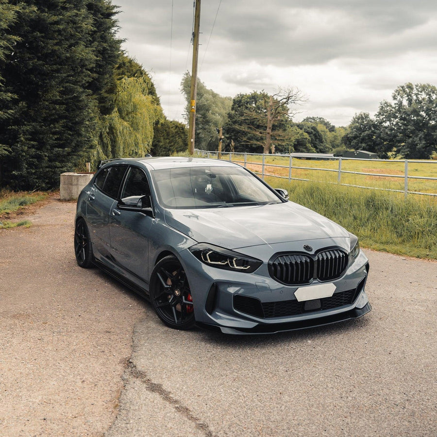 ZAERO Design BMW F40 M135i Gloss Black Front Splitter